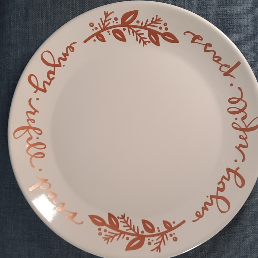 Sharing Giving Plate Platter Hostess Friend Neighbor Gift Welcome Fall Everyday